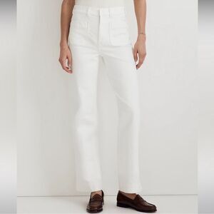 Madewell NWT The Perfect Vintage Wide Leg Jeans Size 31 High Rise: Patch Pocket